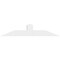 Ekena Millwork Portland Architectural Grade PVC Gable Bracket, 60"W x 12 1/2"H x 4"D x 6"F, 5/12 Pitch GBP060X13X0406POR00 - alternate 5